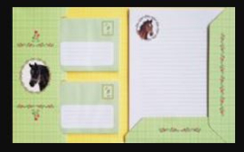 Briefpapier Paarden