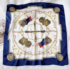 Sjaal met paardenprint vierkant