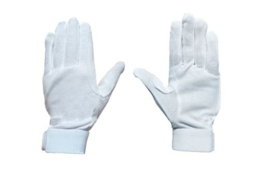 Handschoen katoen zwart of wit