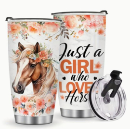 Drinkbeker to go voor paardenmeisjes