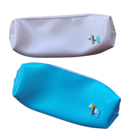 Etui roze of blauw