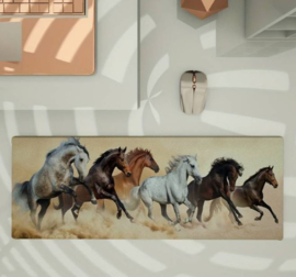 Muismat XXL rennende paarden