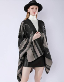 Omslagdoek dames Paardenprint
