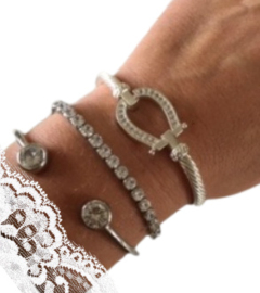 Armbanden set van 3 BLING