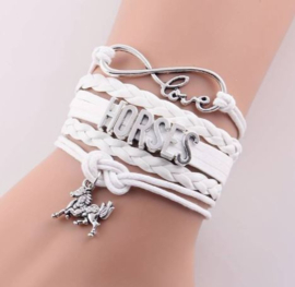 Infinity HORSES armband