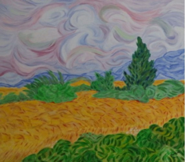 van Gogh geschilderd