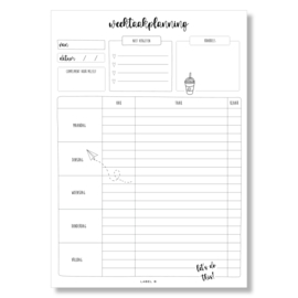 weektaakplanner