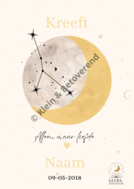Sterrenbeeld | geboorte poster A4