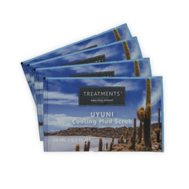 Treatments® - Uyuni Cooling Mud Cream - 4 stuks - 20ml Sachet