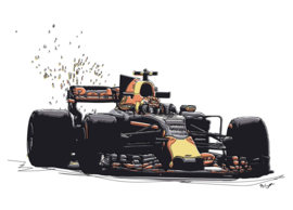 Max Verstappen F1 auto 2