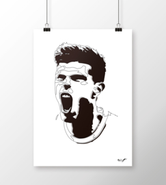 The hunter Klaas-jan Huntelaar Ajax