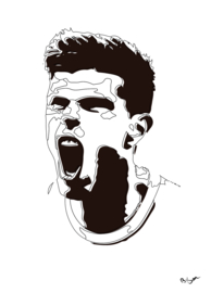 The hunter Klaas-jan Huntelaar Ajax