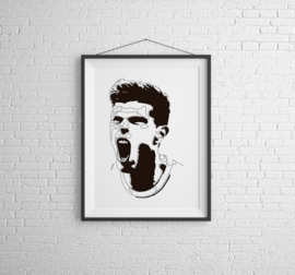 The hunter Klaas-jan Huntelaar Ajax