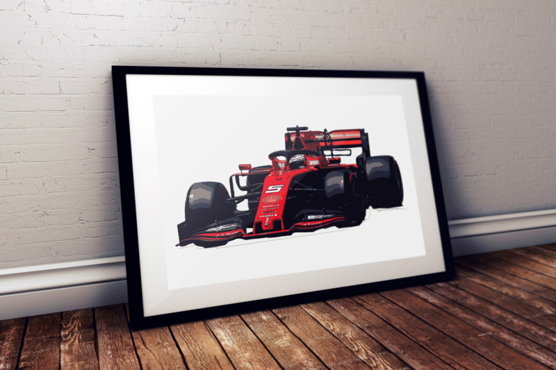 Sebastian Vettel Ferrari Formule 1 F1