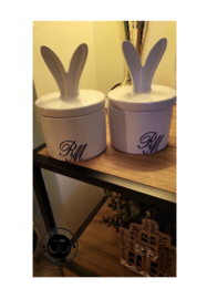 Set van 8 stuks stickers (2 letters naar keuze)