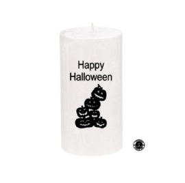 Happy Halloween met pompoenen (Kaars)