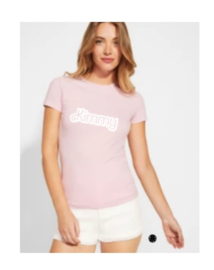 Tekst naar wens in Barbie look lettertype (Shirt)