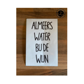 Tekst naar wens (Etiket/sluitzegel en lettertype naar keuze)