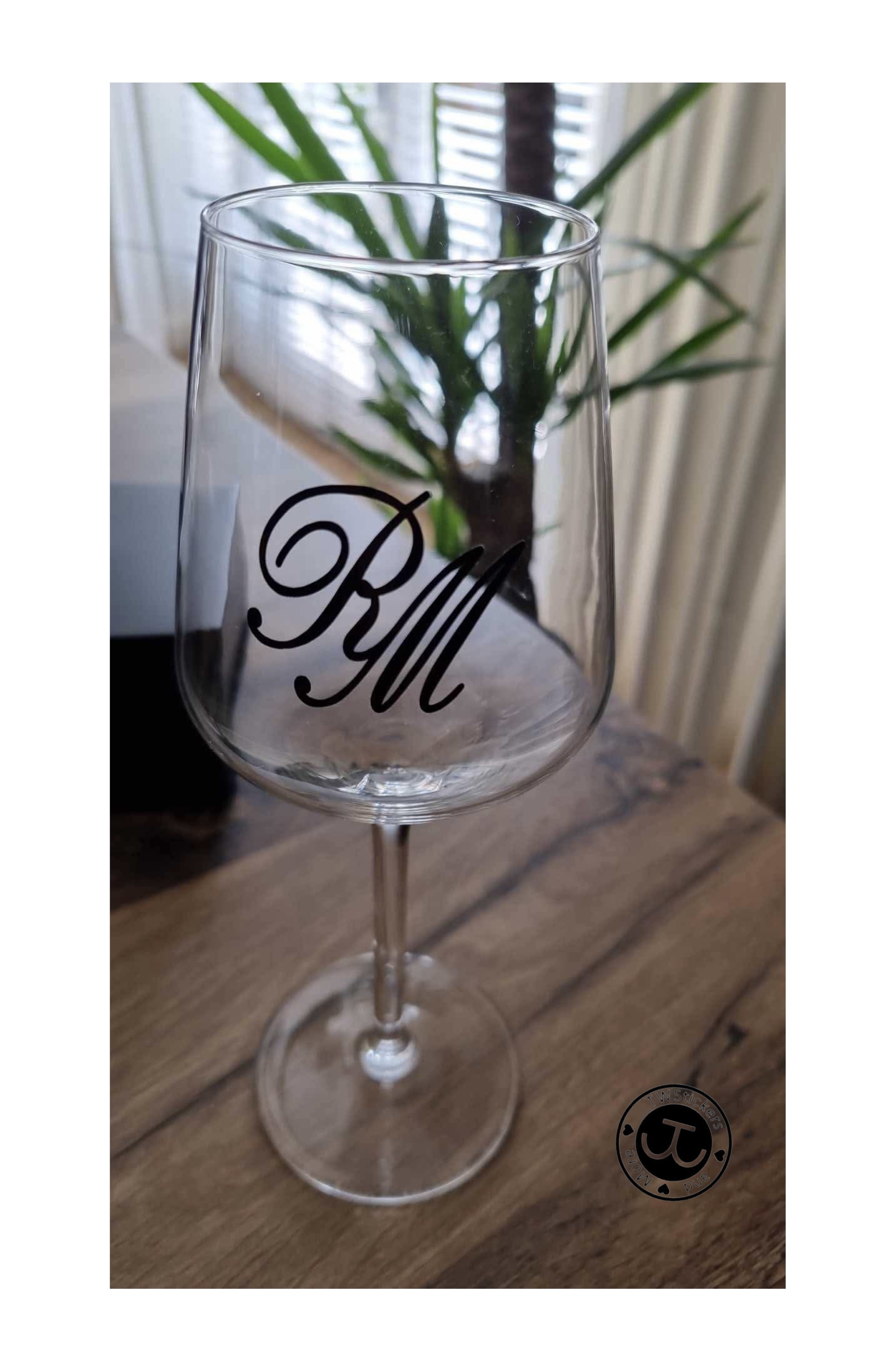 Set van 8 stuks stickers (2 letters naar keuze)
