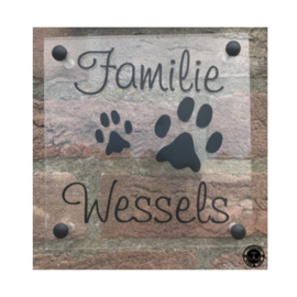 Dieren thema met tekst naar wens (lettertype en dieren afbeelding naar keuze)