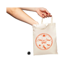 Snoep tas met cirkels en naam