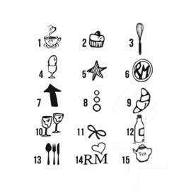 Keuken doodle naar keuze in RM look naar keuze