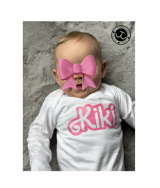 Naam (strijkapplicatie, Barbie look lettertype )