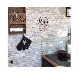 RM Café met 2 gewenste letters