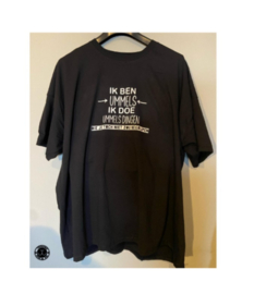 Tekst naar wens (Shirt en lettertype naar keuze)