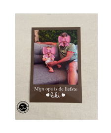 Polaroid frame foto met tekst naar wens