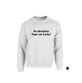 Tekst naar wens (Trui en lettertype naar keuze)