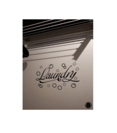 Laundry met bubbles (lettertype naar keuze)