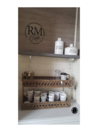 RM Café met 2 gewenste letters
