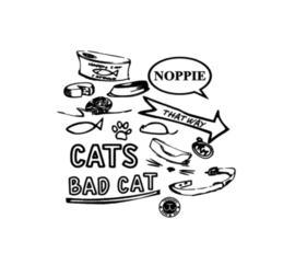 Doodle sticker set in RM look met .. (Kat of Hond)