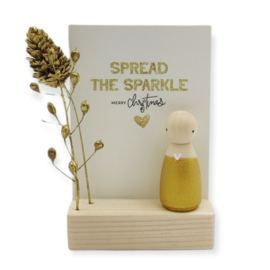 Cadeaudoosje Kerst "Spread the sparkle" Limited edition