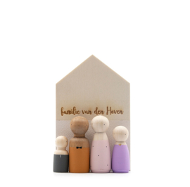 Gepersonaliseerde houten accessoire