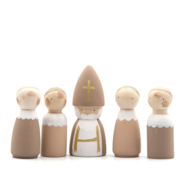 Set Sint en piet COMPLEET NATURE