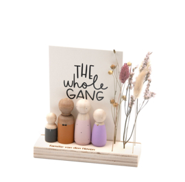 Gepersonaliseerde houten accessoire