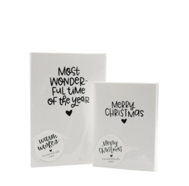 Kerst Quotes 8,3 x 11 cm set van 5 kaarten