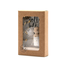 Cadeaudoosje Kerst "Holly Jolly"