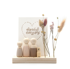 Gepersonaliseerde houten accessoire