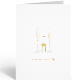 WELCOME NEW LIFE - DRINKS - Nadine Illustraties