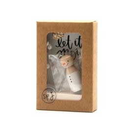 Cadeaudoosje Kerst "Let it snow"