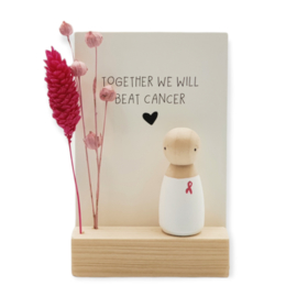 Cadeaudoosje "Together we will beat cancer"