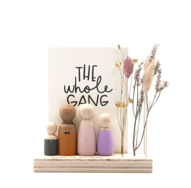 Gepersonaliseerde houten accessoire