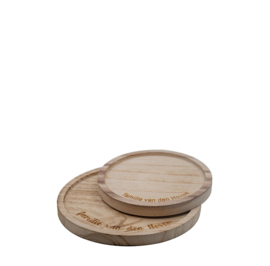 Gepersonaliseerde houten accessoire