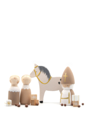 Set Sint en piet COMPLEET NATURE