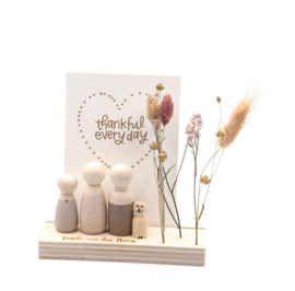Gepersonaliseerde houten accessoire