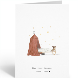 MAY YOUR DREAMS COME TRUE - BEDJE - Nadine Illustraties