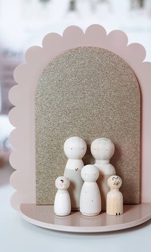 Houten poppetjes NATURE lijn | Sweet Petite Jolie